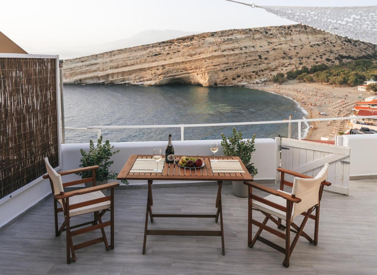 Nostos Cave Seaview Apartment Matala Eksteriør billede