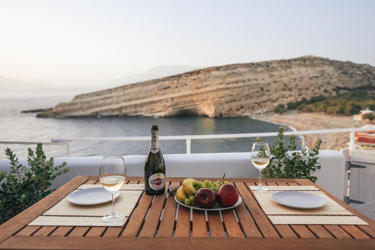 Nostos Cave Seaview Apartment Matala Eksteriør billede